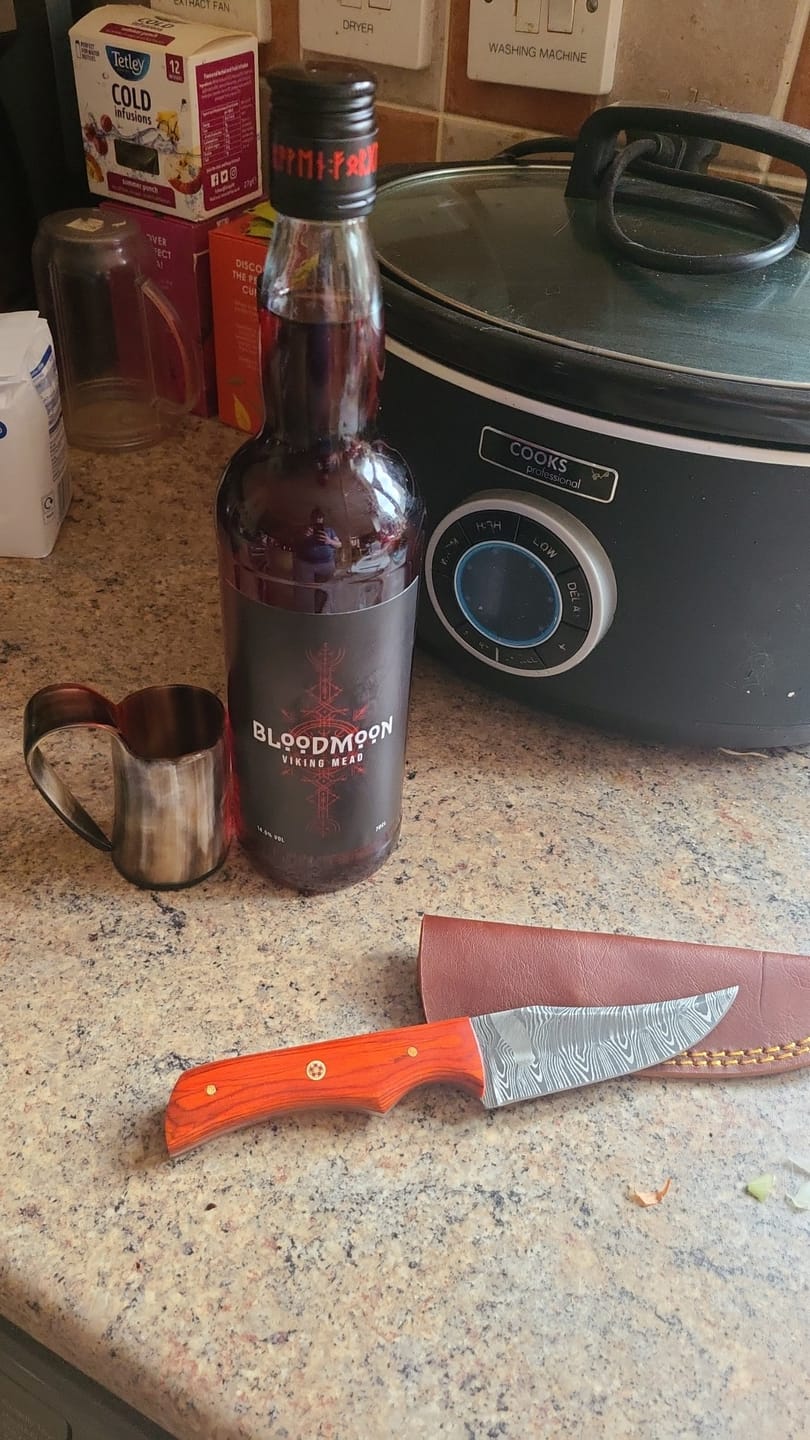 Customer photo review of Seconds Lucky Dip Damascus Knife
