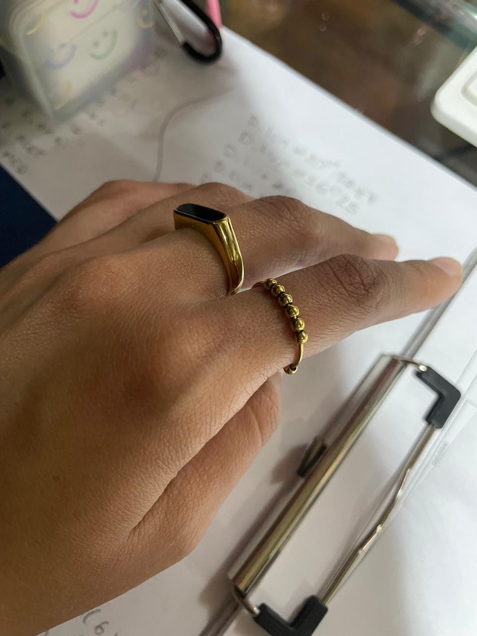 Customer photo review of Anillo Anti-Ansiedad
