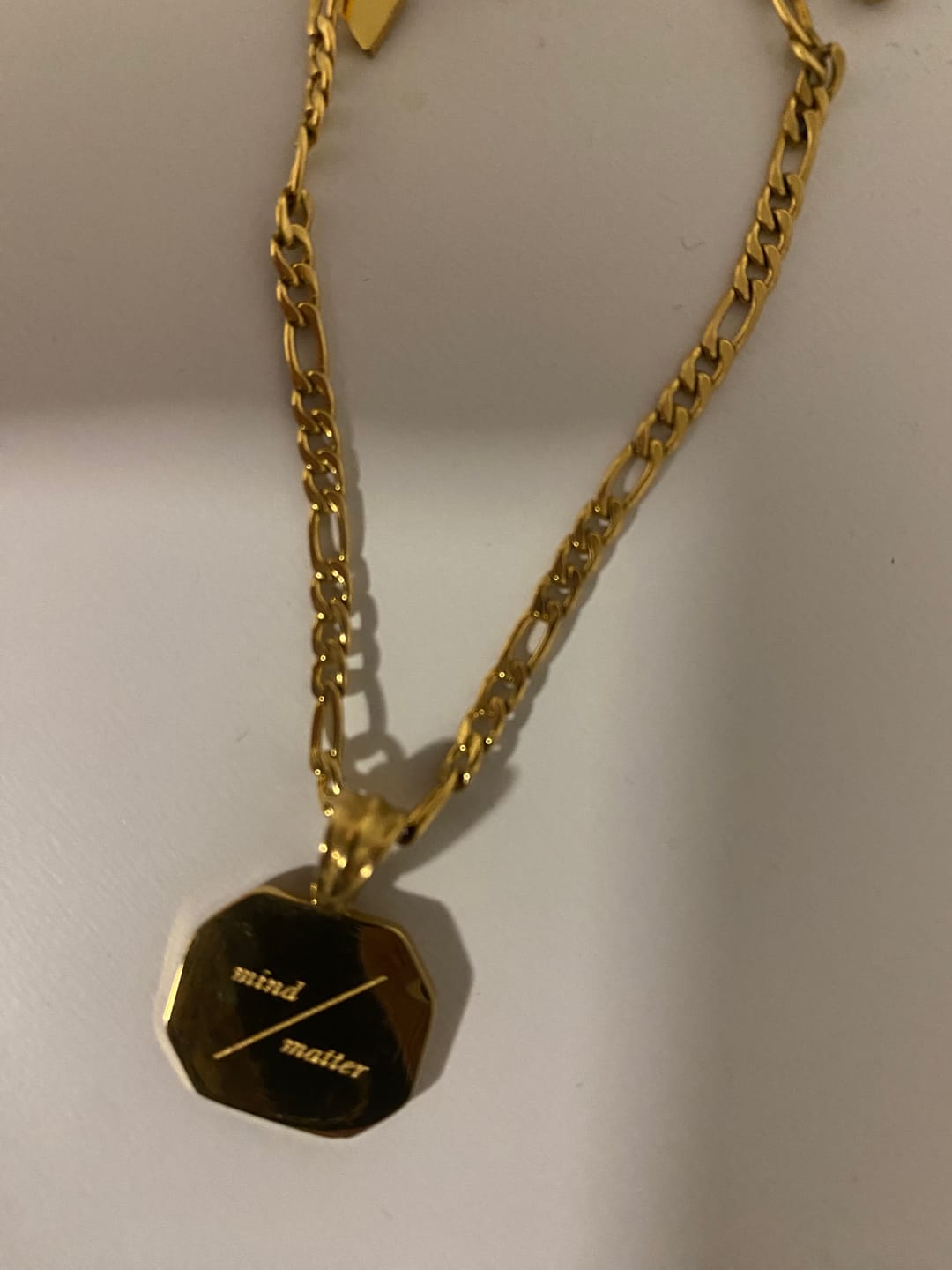 Customer photo review of The Mind Affirmation Necklace - Unisex