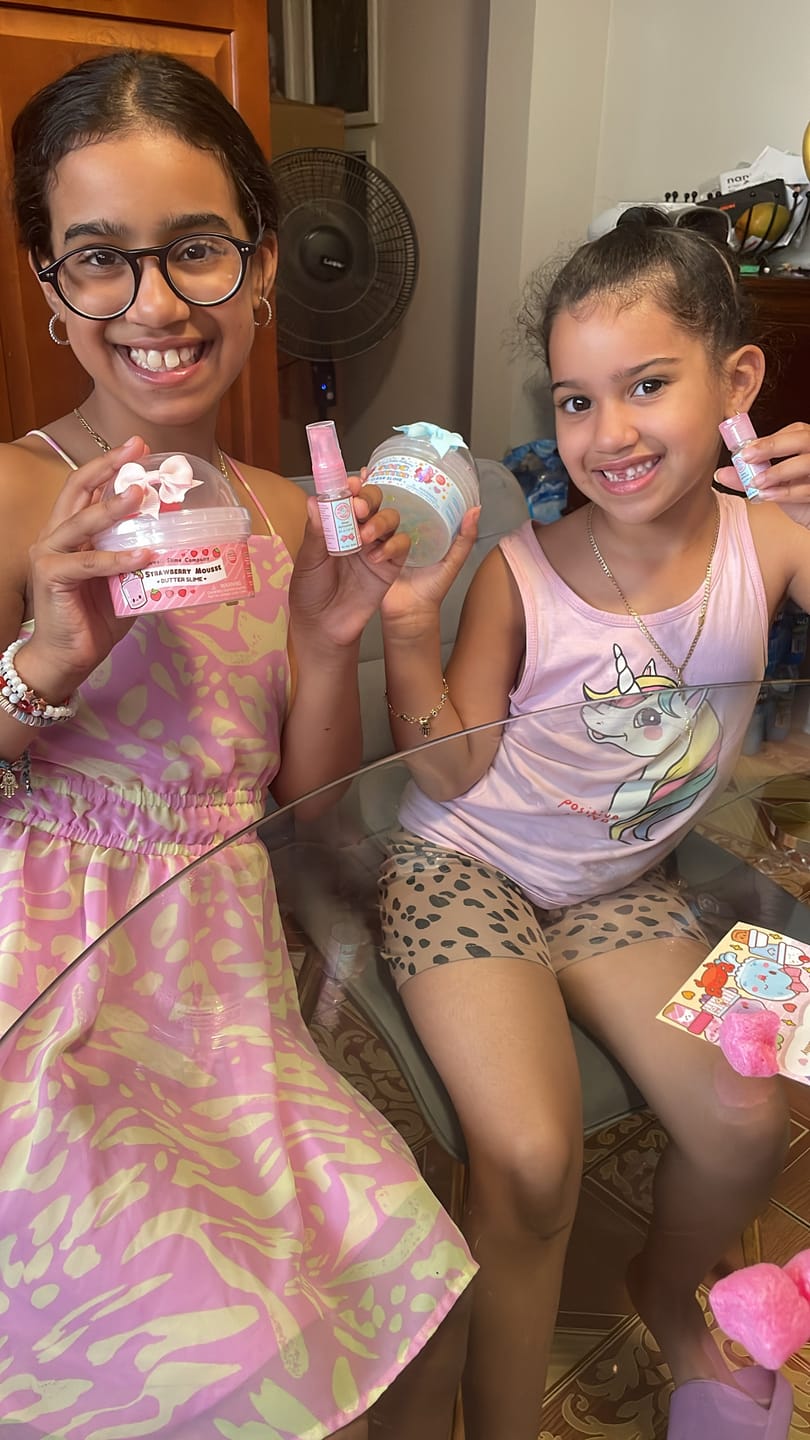 Customer photo review of Baby Axolotl Clear Slime