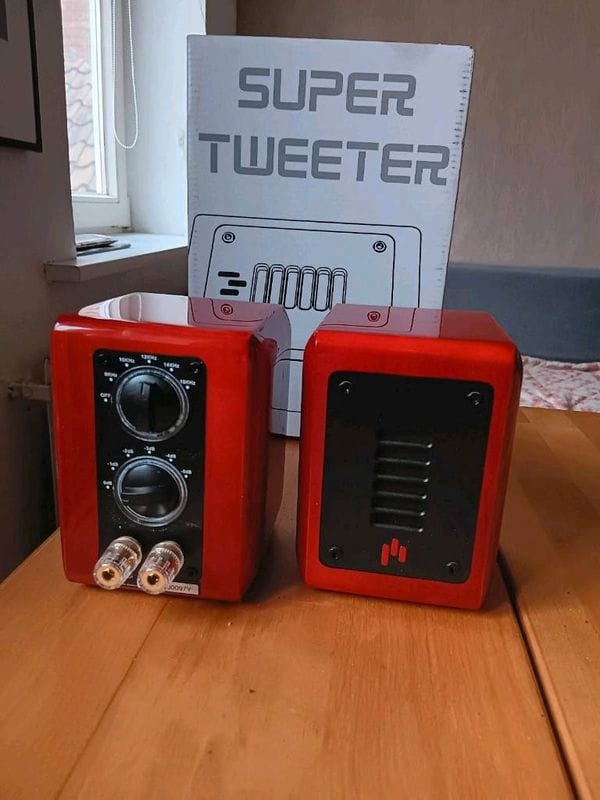 Customer photo review of PST Planar-Magnetic Ribbon Super Tweeter Speaker Pair MKII