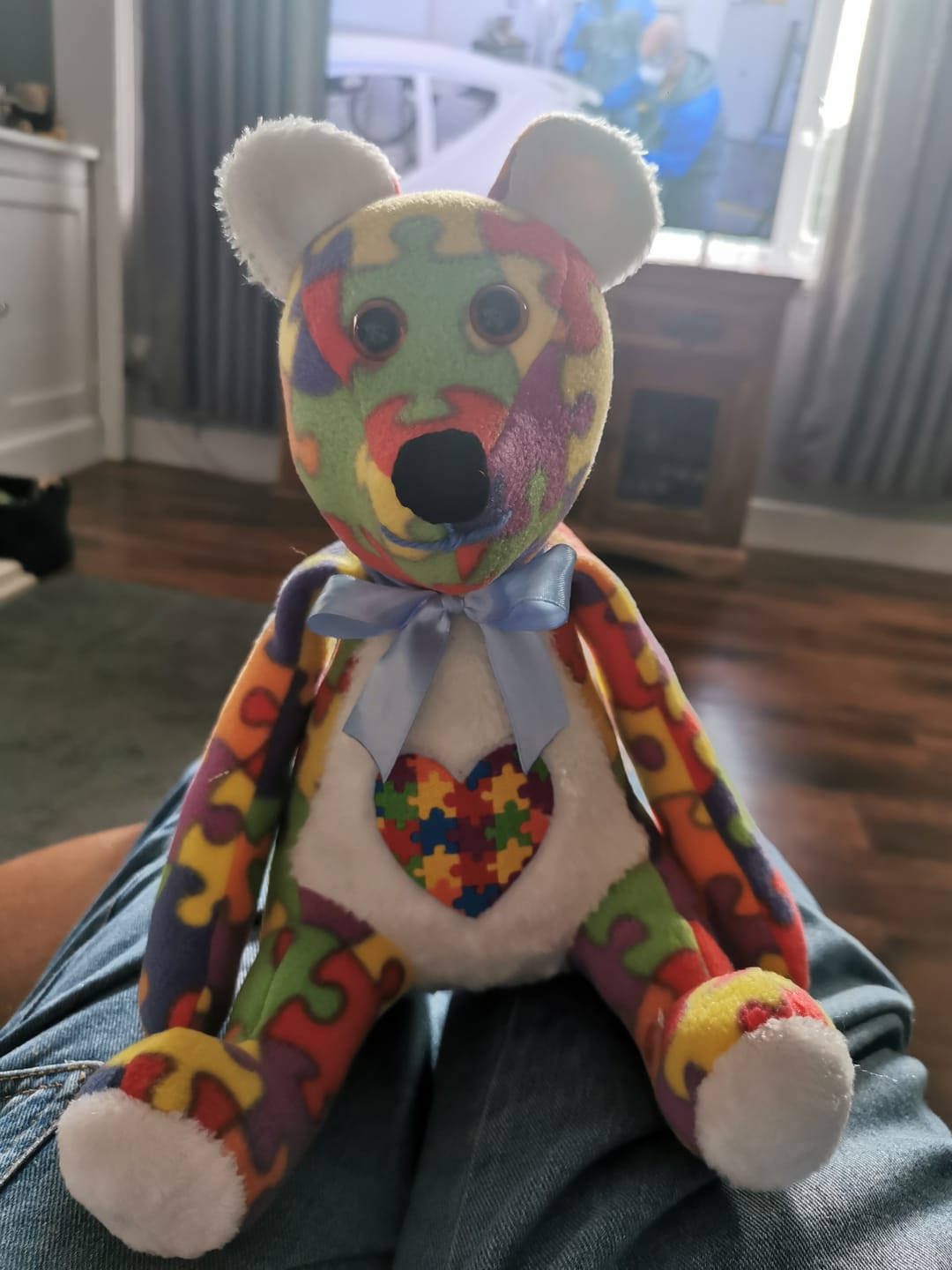 Customer photo review of Jigsaw Anti Pill Polar Fleece Fabric