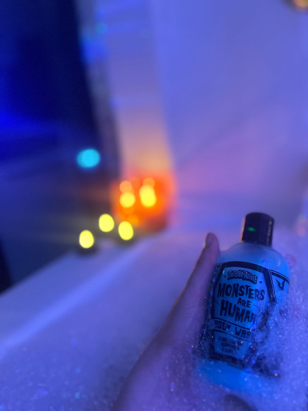 Customer photo review of Monsters Are Human Body Wash