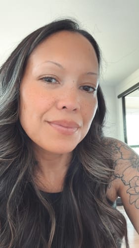 Customer photo review of Faux Freckles Makeup Patches