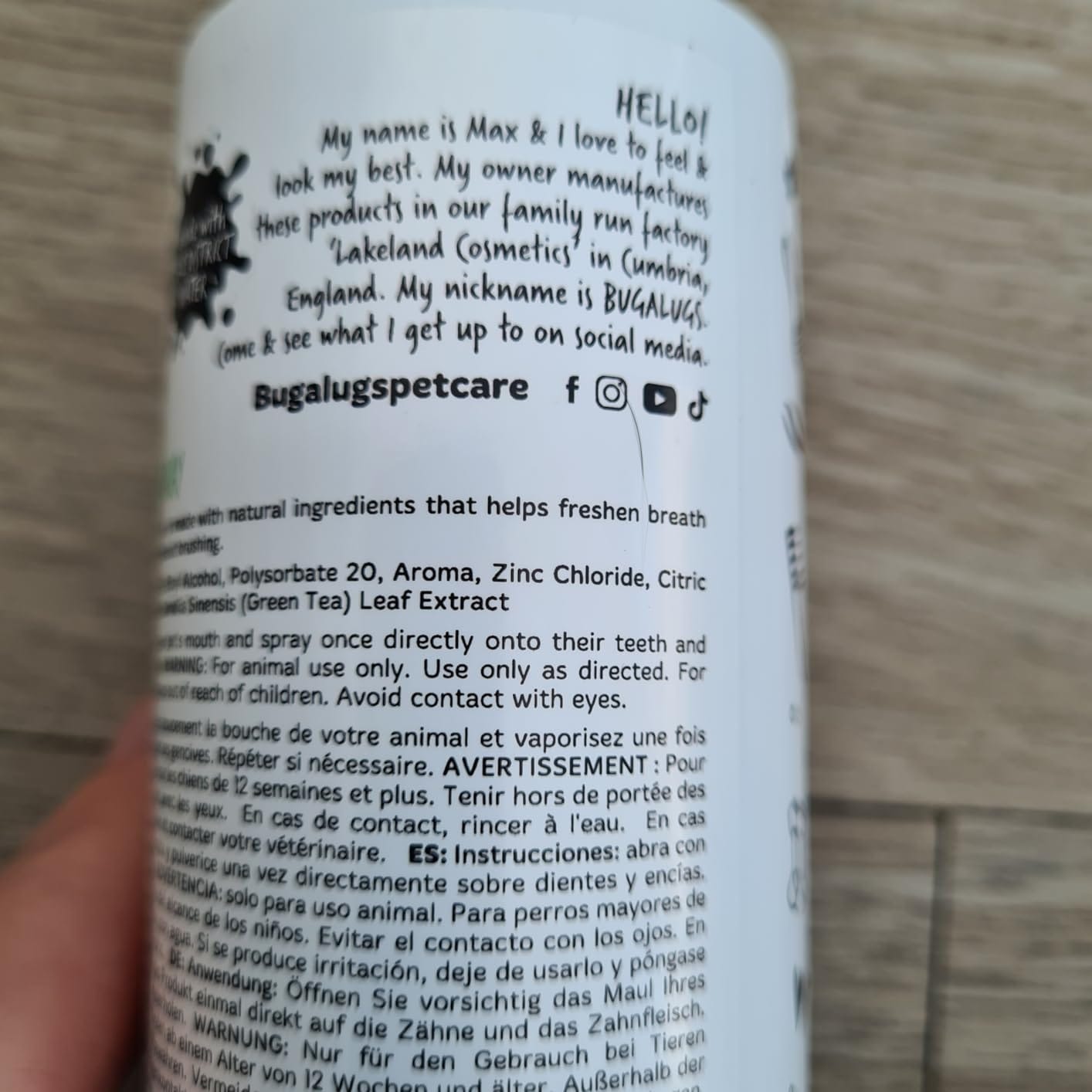 Customer photo review of Dental Care Spray