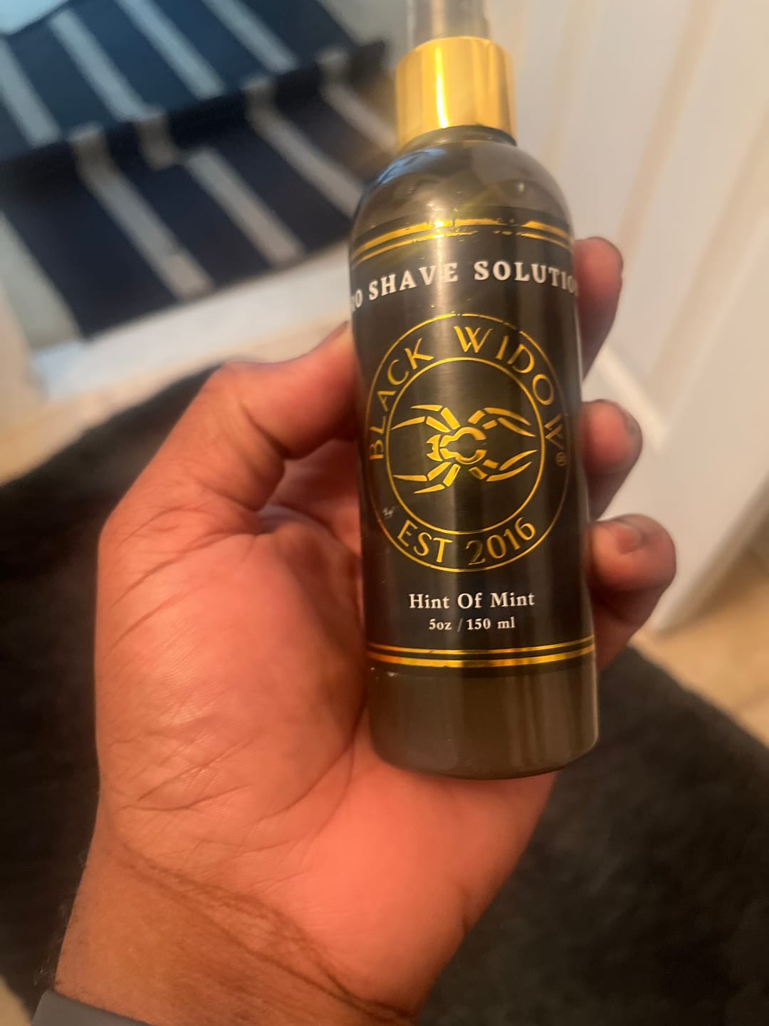 Customer photo review of PRO SHAVE SOLUTION (5 oz)