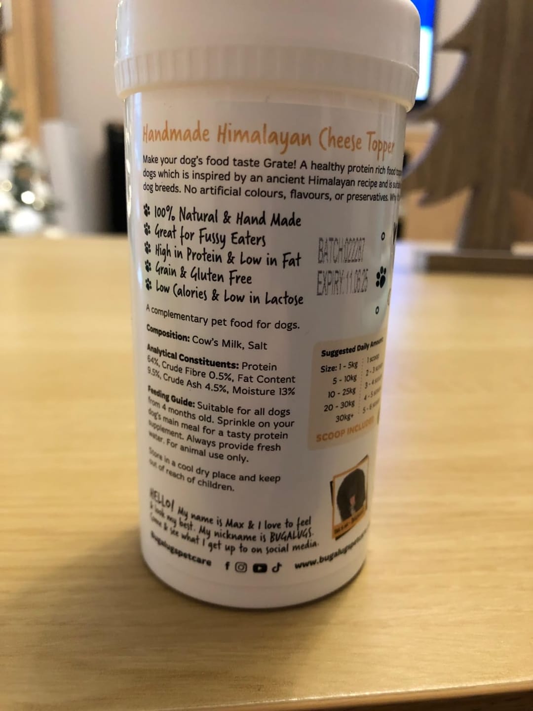 Customer photo review of Himalayan Cheese Topper 70g