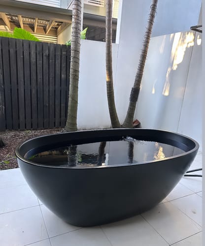 Customer photo review of Nordhaus Ice Bath - WIFI - Matte Black - Oval