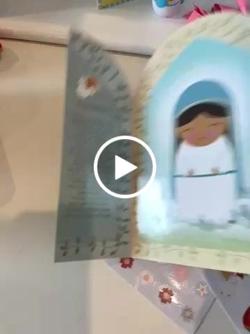 Customer video review of May Crowning Reusable Sticker Activity