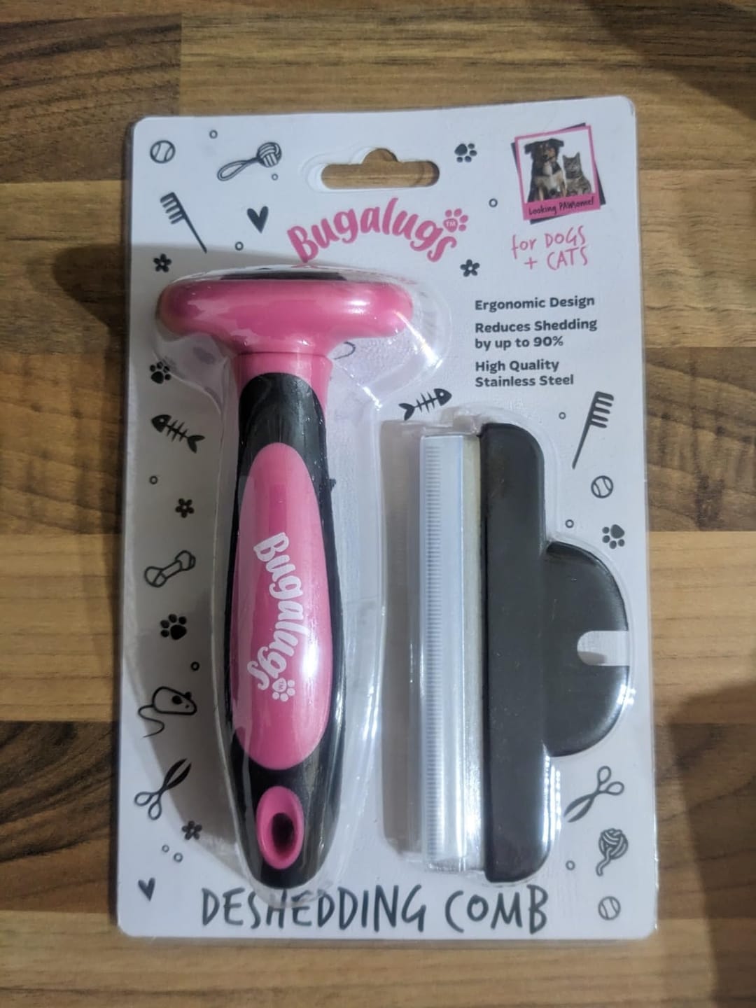 Customer photo review of Deshedding Comb