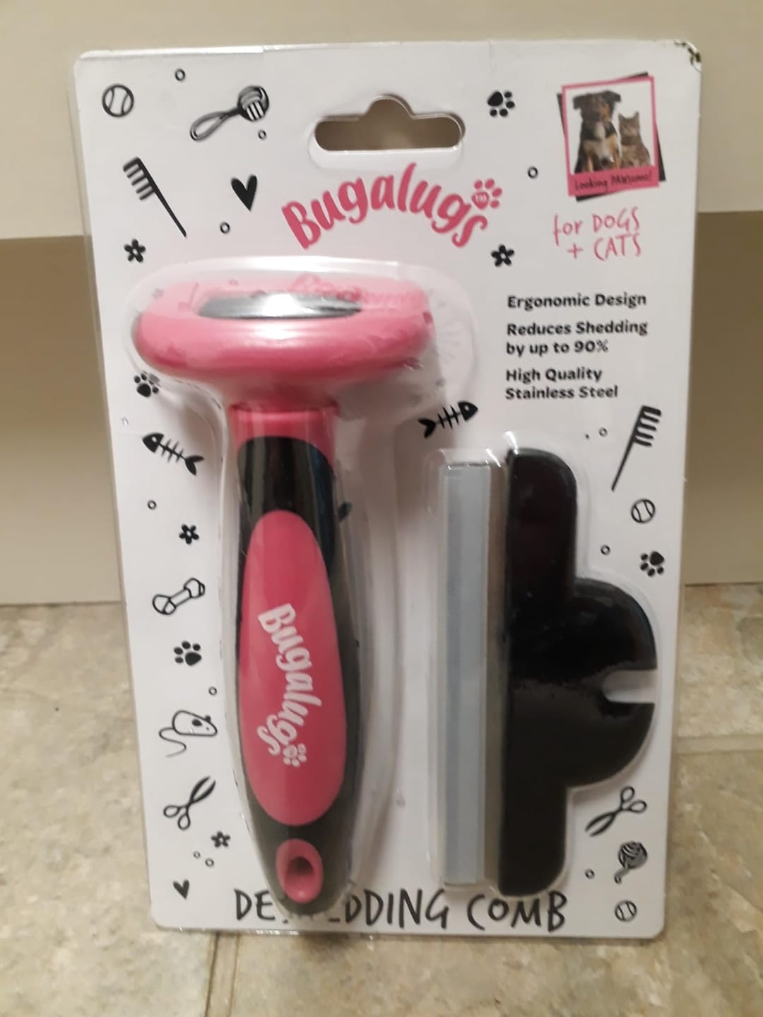Customer photo review of Deshedding Comb