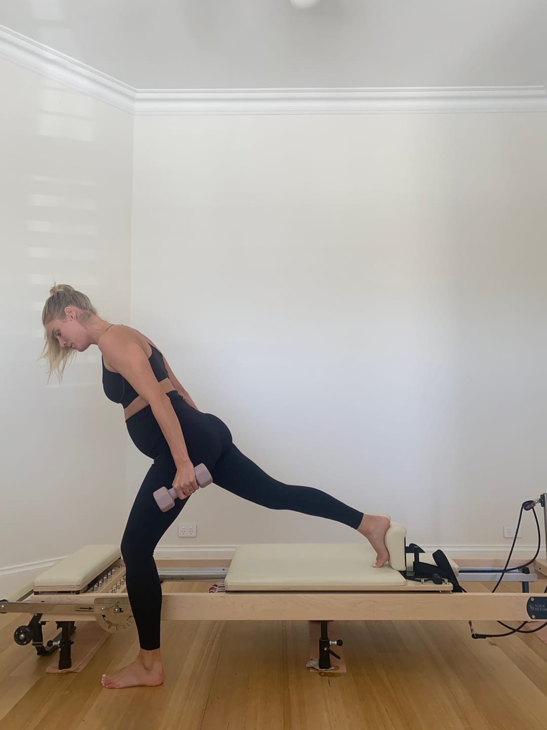 Customer photo review of pregnancy compression tight