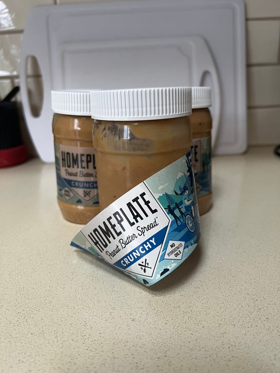 Customer photo review of Crunchy Peanut Butter (3 pack)