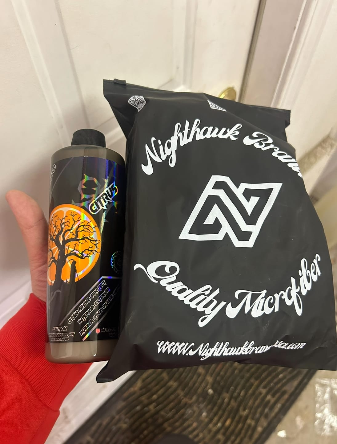 Customer photo review of Wicked Citrus Clean Shine and Protect
