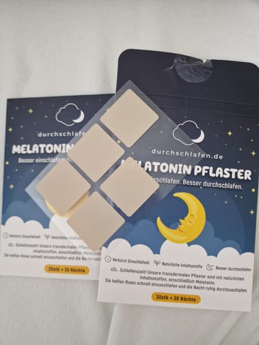 Customer photo review of Melatonin Pflaster