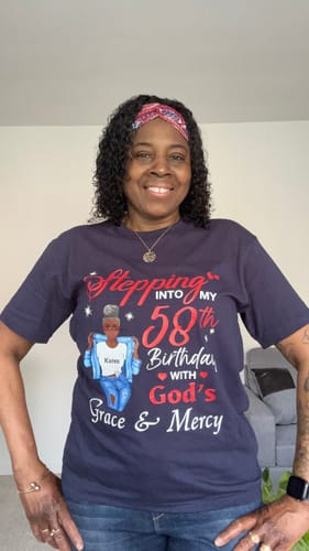 Customer photo review of 58th Birthday With God's Grace & Mercy