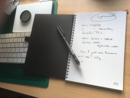 Customer photo review of Infinitebook Dotted A5 Black