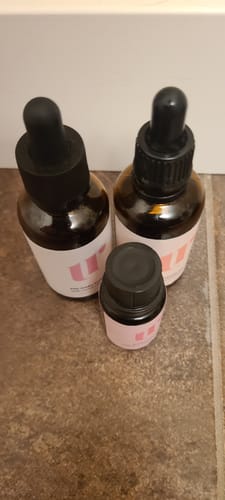 Customer photo review of TR Hair Oil Essentials Bundle ($66 value)