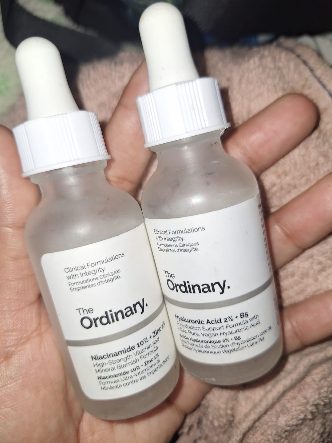 Customer photo review of Niacinamide 10% + Zinc 1% Oil Control Serum