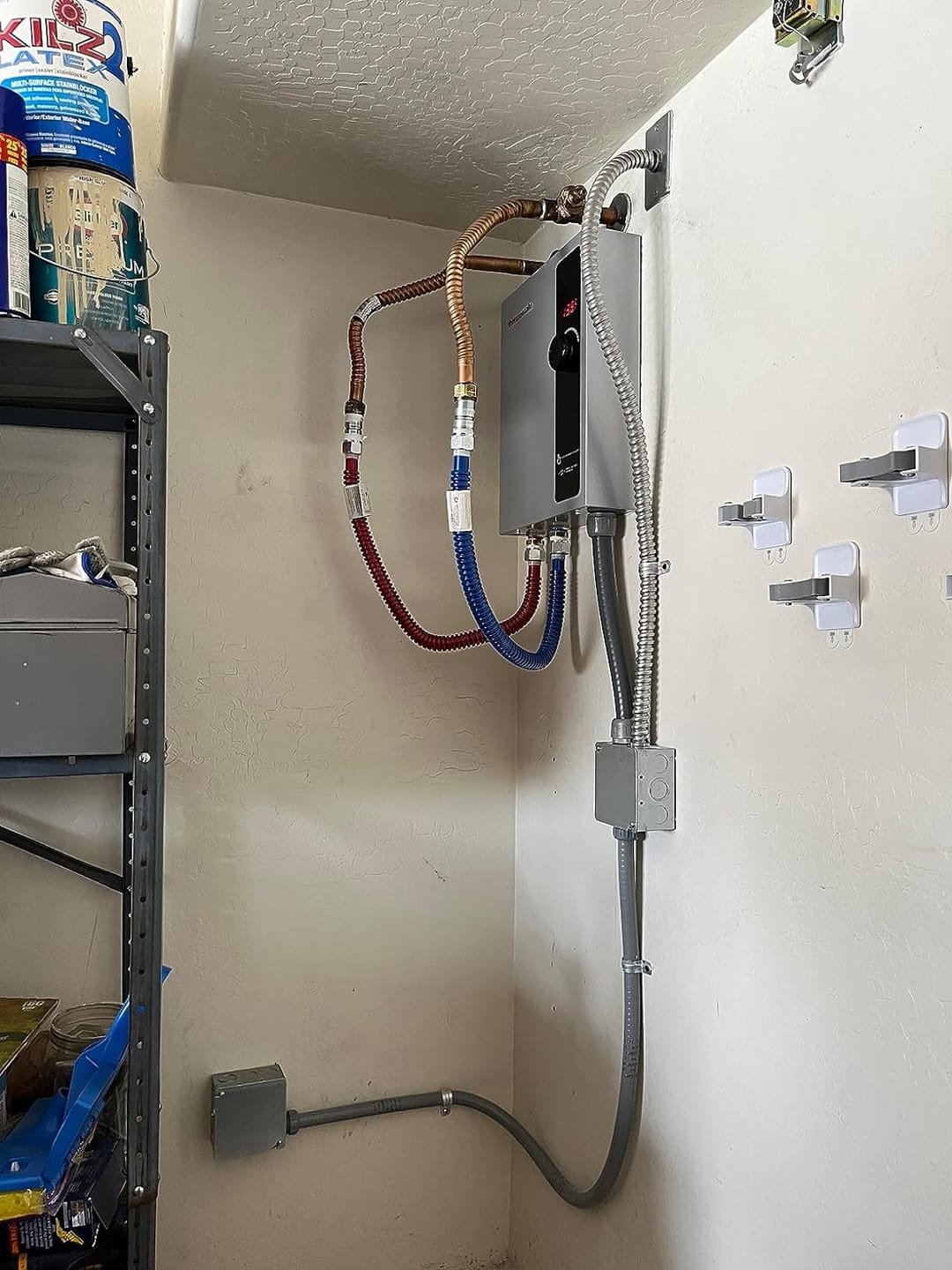 Customer photo review of Tankless Electric On Demand Instant Hot Water Heater - 240V | 11kW