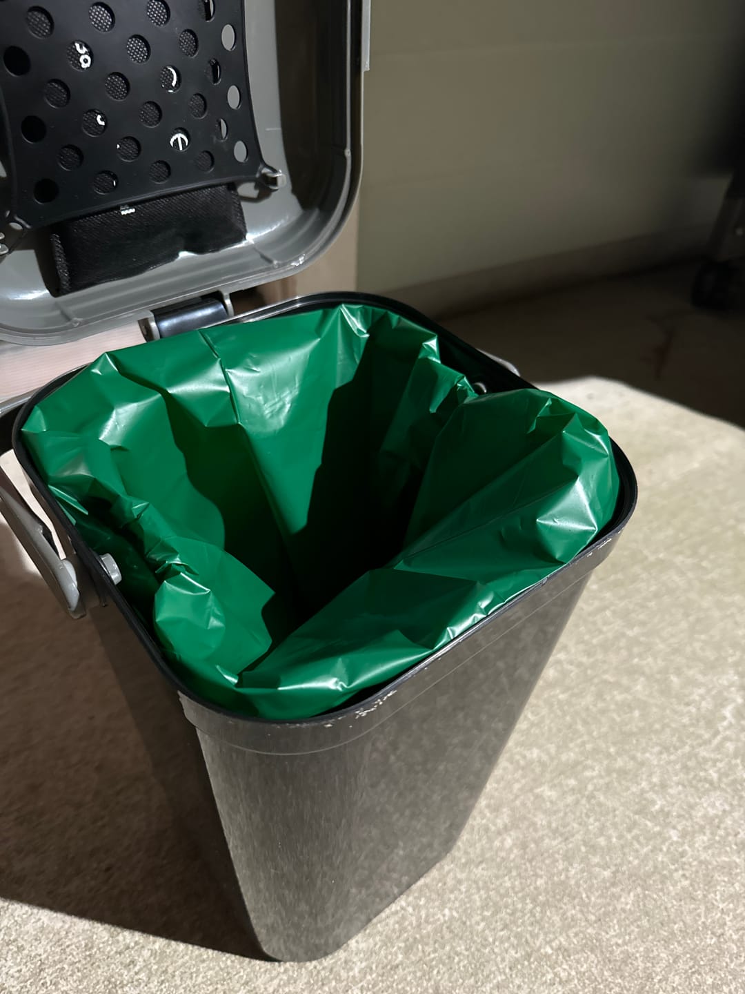Customer photo review of PetFusion Pet Waste Litter Disposal Pail Compatible Liners