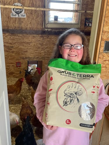 Customer photo review of GrubTerra Dried Larvae