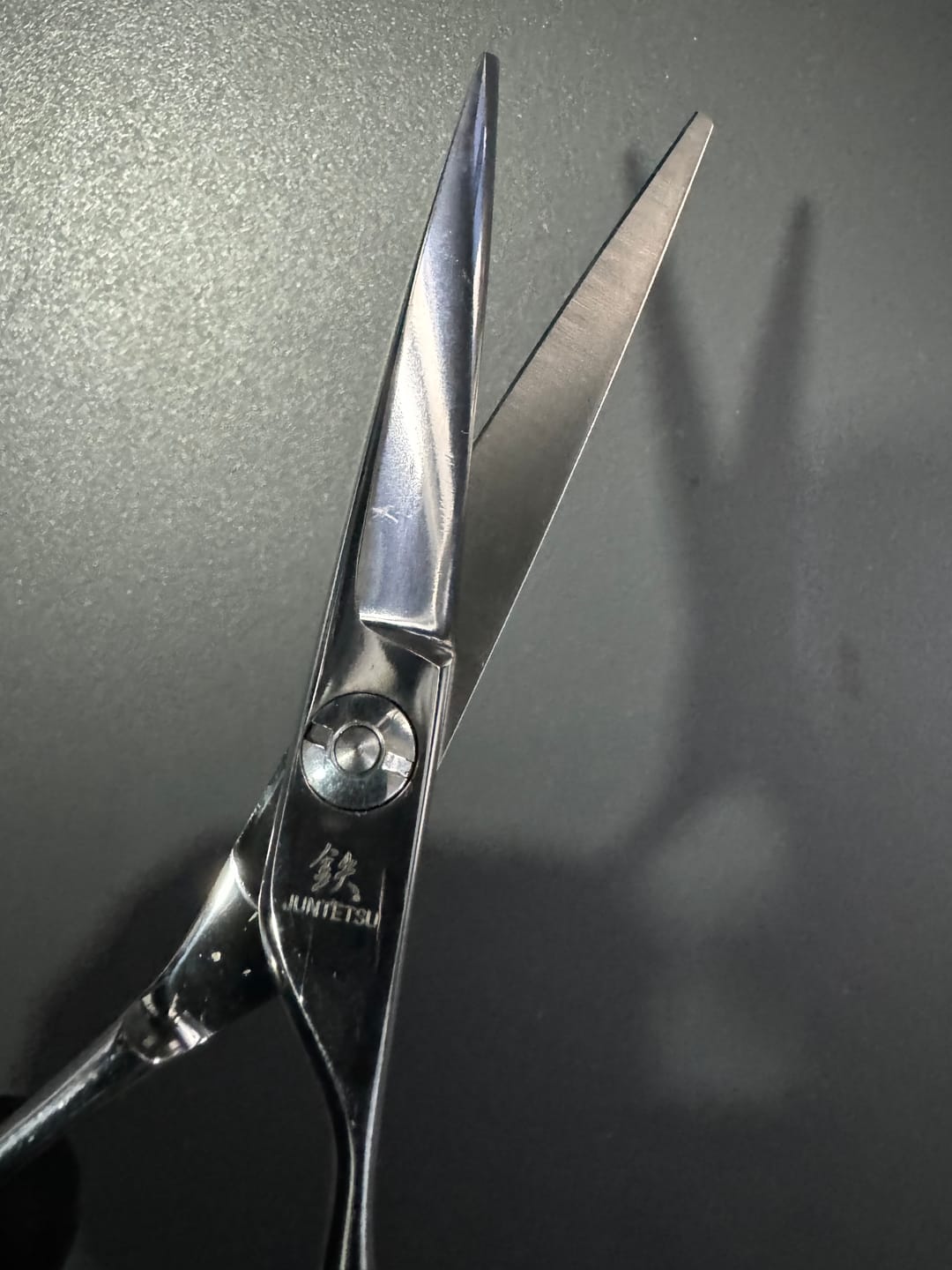 Customer photo review of Juntetsu VG10 Offset Hair Cutting Scissors