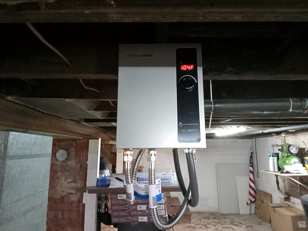 Customer photo review of Tankless Electric On Demand Instant Hot Water Heater - 240V | 18kW