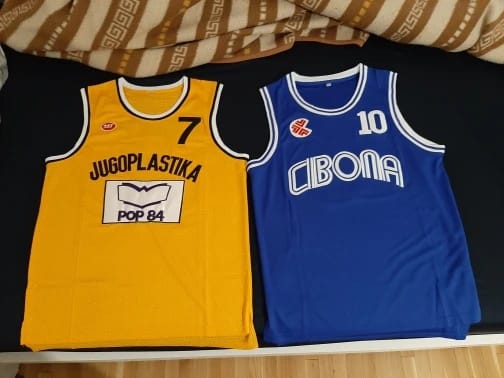 Customer photo review of Drazen Petrovic Cibona Basketball Jersey Retro