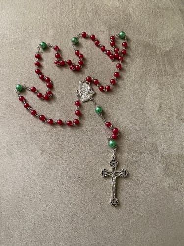 Customer photo review of FREE Nativity Christmas Rosary