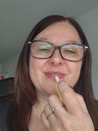 Customer photo review of Pina Colada Lip Oil