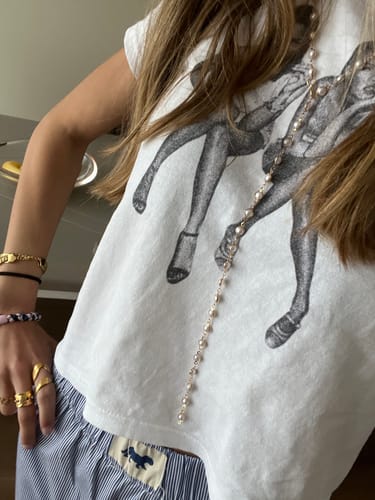 Customer photo review of 'After Party' baby tee