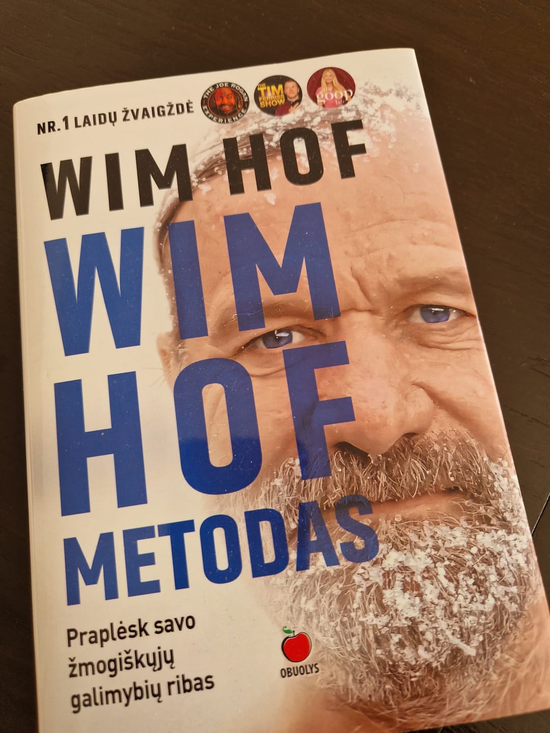 Customer photo review of WIM HOF METODAS: revoliucinis tarptautinis sveikatos bestseleris
