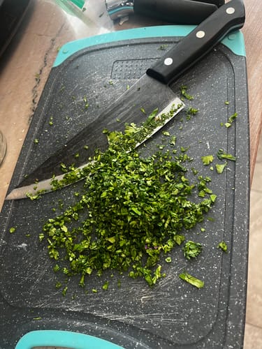 Customer photo review of The Melina Knife™