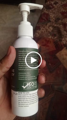 Customer video review of Squalane Lotion – Hydrated skin looks better, 100% pure Plant-Derived Squalane Lotion
