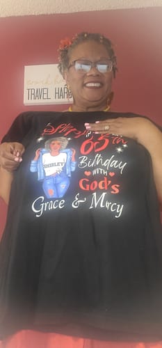 Customer photo review of 65th Birthday With God's Grace & Mercy