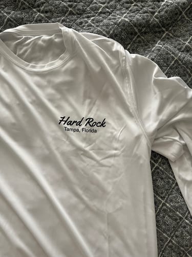 Customer photo review of Women's Dri-Fit Custom Boat Shirts - Long Sleeve