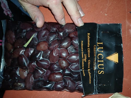 Customer photo review of Whole Kalamata olives - 6x250g