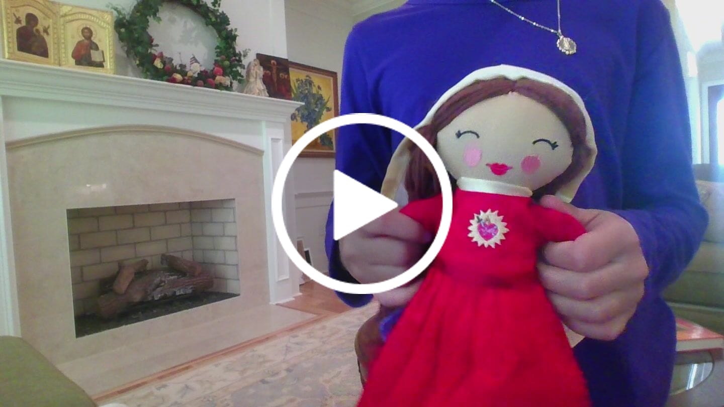 Customer video review of Immaculate Heart of Mary Rag Doll
