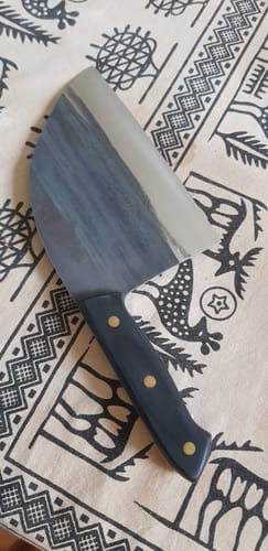 Customer photo review of Handgeschmiedetes Kochmesser - Black