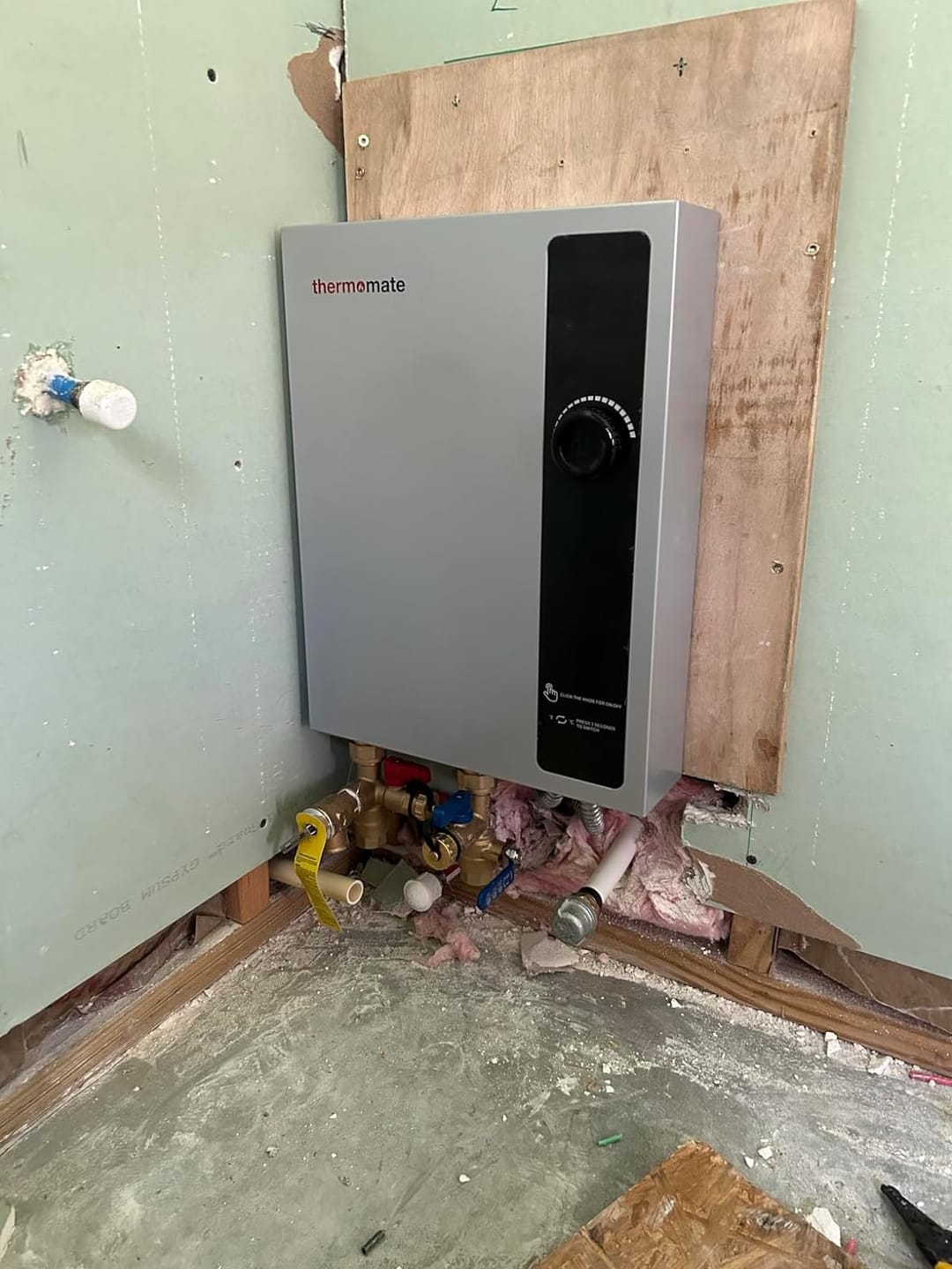 Customer photo review of Tankless Electric On Demand Instant Hot Water Heater - 240V | 11kW