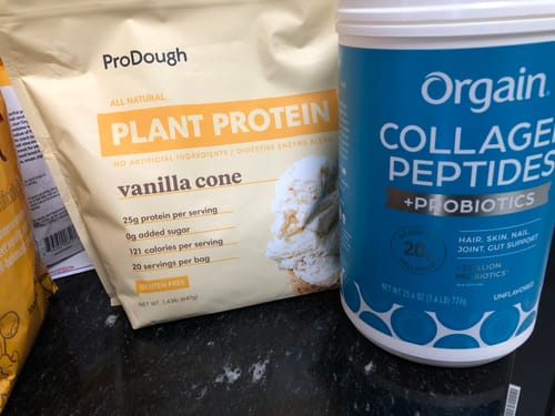 Customer photo review of Plant Protein Subscription