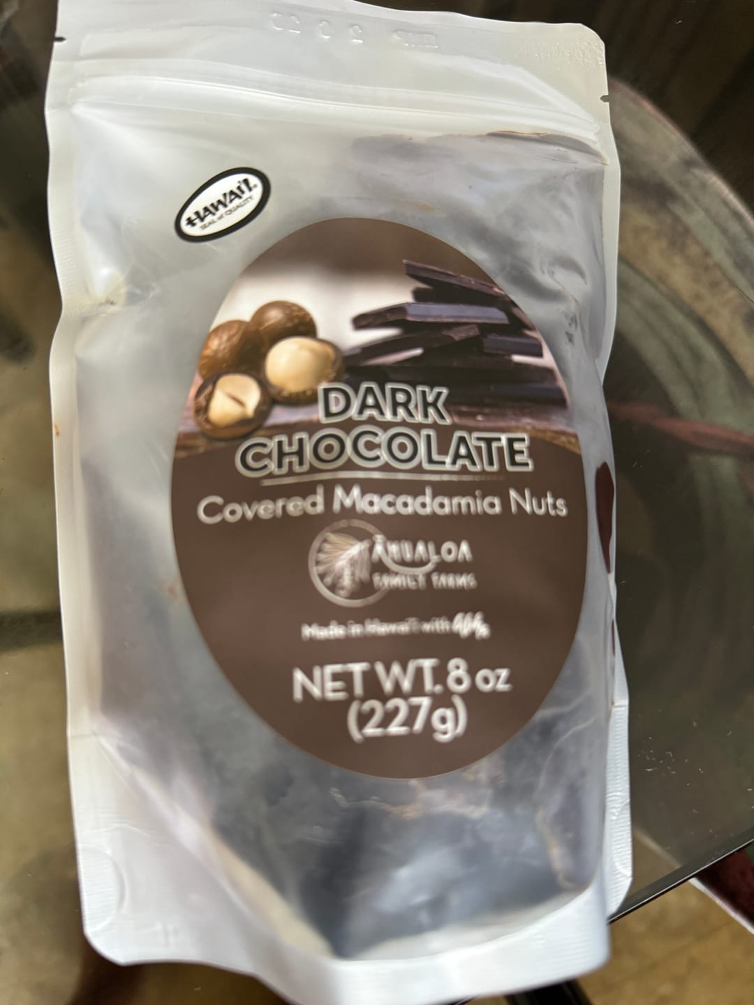 Customer photo review of Dark Chocolate Macadamia Nuts