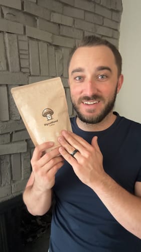 Customer photo review of Mushroom Coffee 30 Servings - Starter Kit