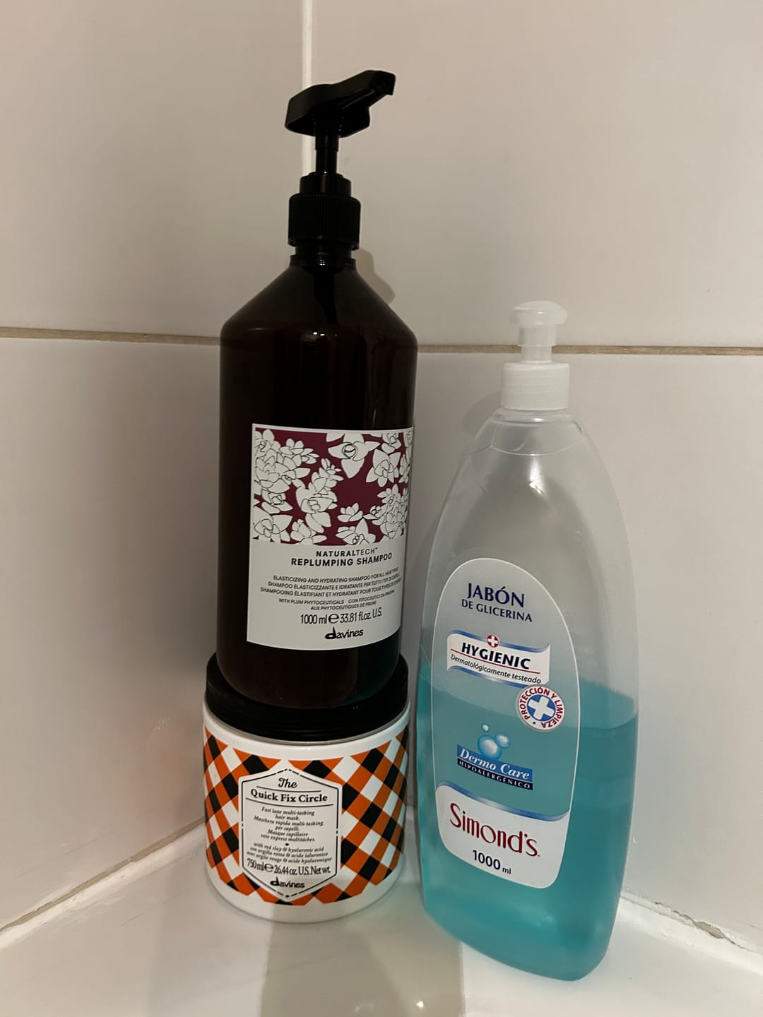 Customer photo review of Shampoo Anti Quiebre Naturaltech Replumping Davines