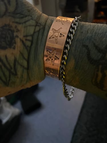 Customer photo review of Star / Magnetic / Copper Bracelet