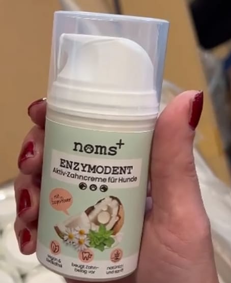Customer photo review of Enzymodent: Enzymatische Zahnpasta für Hunde mit natürlicher Pflege- und Präventionsformel