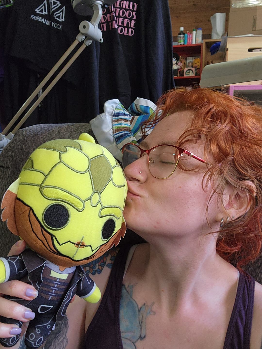 Customer photo review of Mass Effect - Thane Krios Collector's Plush