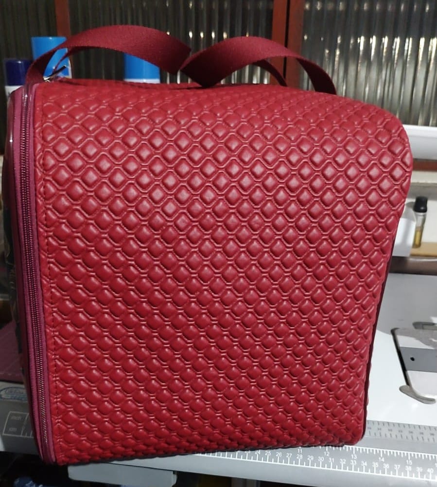 Customer photo review of MATELASSE LUXO 1.5 COR BORDO FUNDO MANTA
