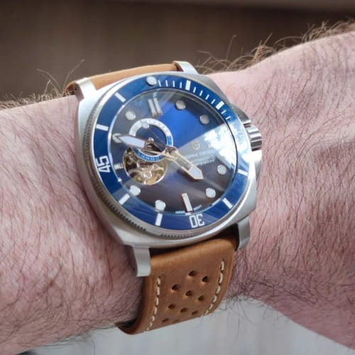 Customer photo review of ELEGANCE® P1736 Men Watch Automatic Mechanical Top Brand Sports Fashion Sapphire 200M Waterproof Wristwatch